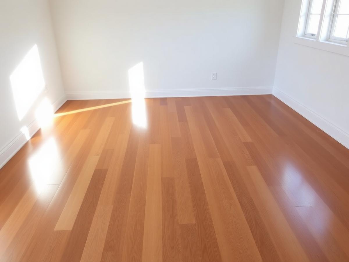 Dust-contained sanding, satin hardwax finish